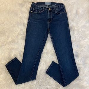 Frame High Rise Skinny Jeans